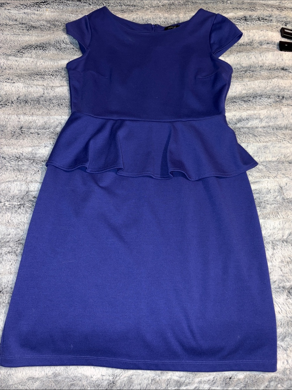 Apt. 9 Royal Blue Peplum Midi Dress